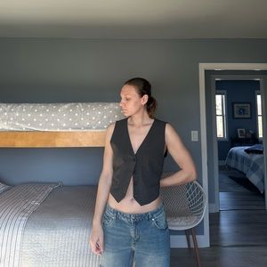 NEVER WORN ZARA TUXEDO VEST